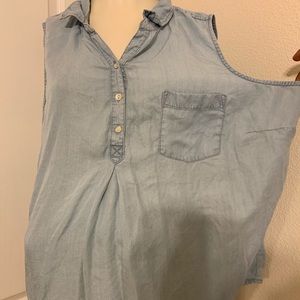 Oversized Denim Shirt